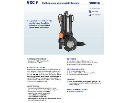 Pedrollo VXC 15/65-F. Артикул: 48SGY9861A