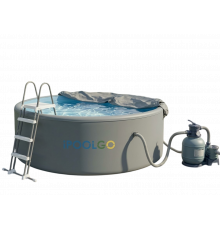 Комплект — круглый SUP-бассейн IPOOLGO D5 м × H1,2 м с оборудованием