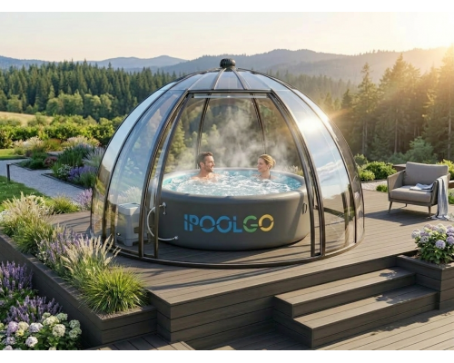 Купол павильон для бассейна D5м х H2,5м