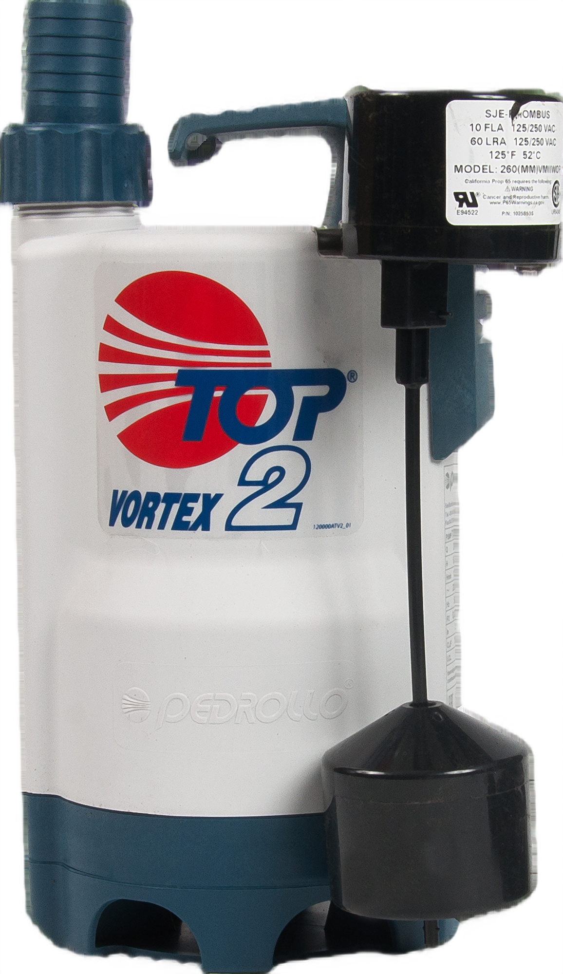 Vortex Pe Насос дренажный Pedrollo TOP 2-VORTEX /GM - купить в СПб с доставкой по РФ